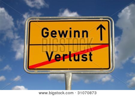Tedesco Road Sign Deficit e profitto