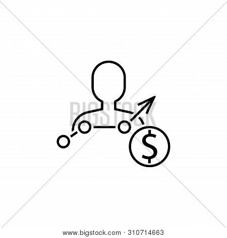 Business Seo, Salary Line Icon. Teamwork At The Idea. Signs And Symbols Can Be Used For Web, Logo, M