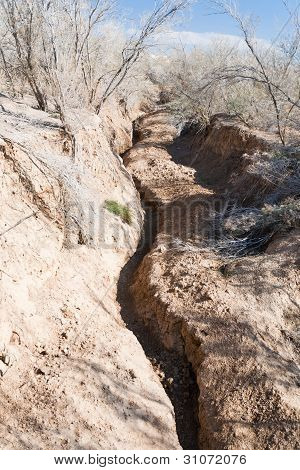 Eski Ürdün Nehri Nehir yatağı kurutulmuş