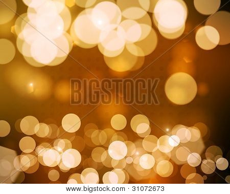 Žluté pozadí Bokeh