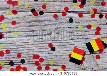 National Day Of Belgium , July 21. National Belgian Festival. The Concept Of Celebration, Fun, Patri