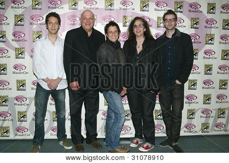 アナハイム、カリフォルニア - 3 月 16 日： （L-R） ジェレミー ・ ズッカーマン、チャールズ ・ フォックス、ウェンディ Melvoin、Benjami リサコールマン