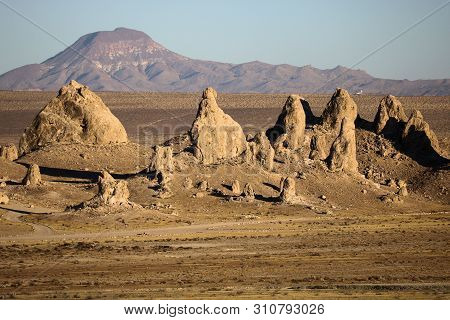 Unique Rock Formations Made Of Sedimentary Rock Called Tufa Spires Which Were Created Underwater Dur