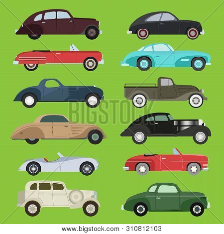 Old Vintage Retro Old Style Car Vehicle Automobile Exclusive Sport Transport Antique Garage Classic 