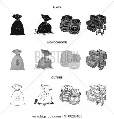 Vector Illustration Of Payment And Loan Icon. Set Of Payment And Financial Vector Icon For Stock.