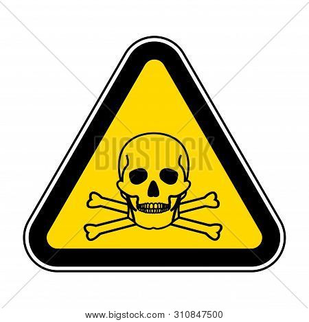 Beware Ammonia Symbol Sign Isolate On White Background,vector Illustration Eps.10