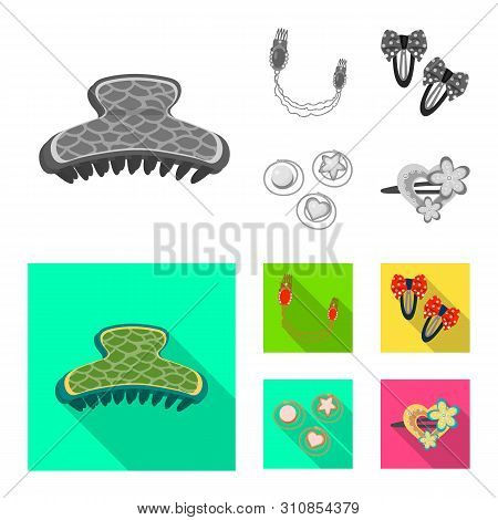Vector Illustration Of Beauty And Fashion Icon. Collection Of Beauty And Female Vector Icon For Stoc