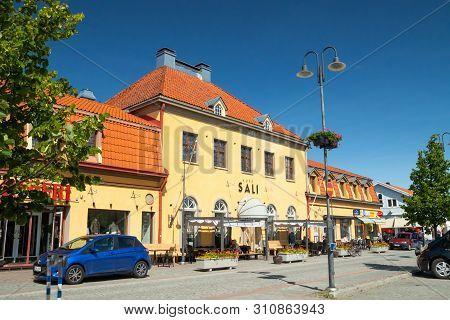 Rauma, Finland - 27 June, 2019: Old Rauma, One Of Unesco World Heritage Sites, Is The Largest Unifie