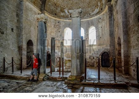 Demre, Turkey - May 21, 2019: Altar Of The Church Of St. Nicholas The Baptist Miracle Worker In Demr