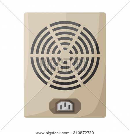 Vector Design Of Psu And Unit Symbol. Collection Of Psu And Box Stock Vector Illustration.