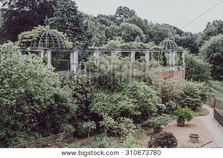 London, Uk - June 30, 2019: The Hill Garden And Pergola In Golders Green, London, Uk. The Area Was O