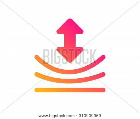 Resilience Icon. Elastic Material Sign. Classic Flat Style. Gradient Resilience Icon. Vector