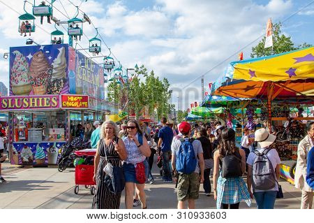Carnival Atmosphere At Annual Event In Calgary