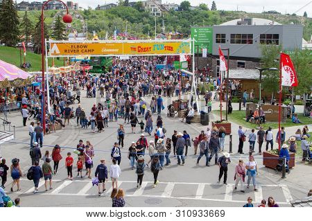 Carnival Atmosphere At Annual Event In Calgary