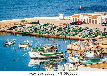 Cala Iris, Morocco - October 18, 2013. Bay In Moroccan Coast Of Mediterranean Sea