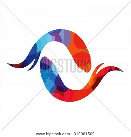Legendary Japan Koi Fish Logo, Luck, Prosperity, And Good Fortune