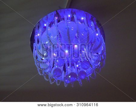 A Interior Lighting Decoration In Roof Of A House.