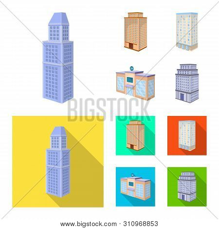 Vector Illustration Of Construction And Building Icon. Set Of Construction And Estate Stock Vector I