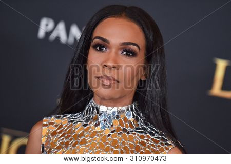 LOS ANGELES - JUL 09:  Kelly Rowland arrives for Disney's 'The Lion King' World Premiere on July 09, 2019 in Hollywood, CA