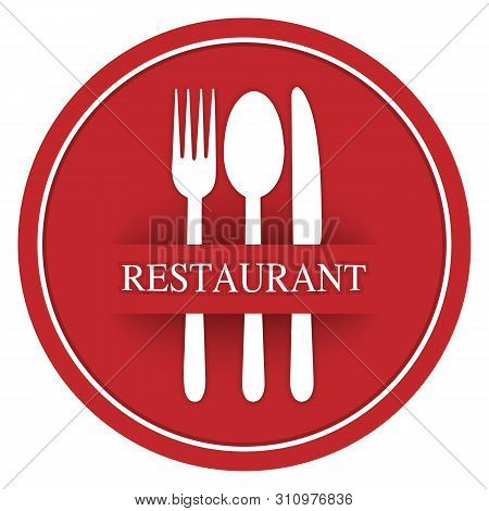 Template For Design And Decoration Of Restaurant Menu, Catering Or Gastro Service, Flat Design