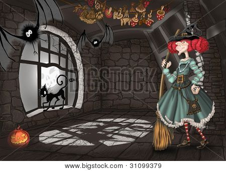Ilustrace pro Halloween
