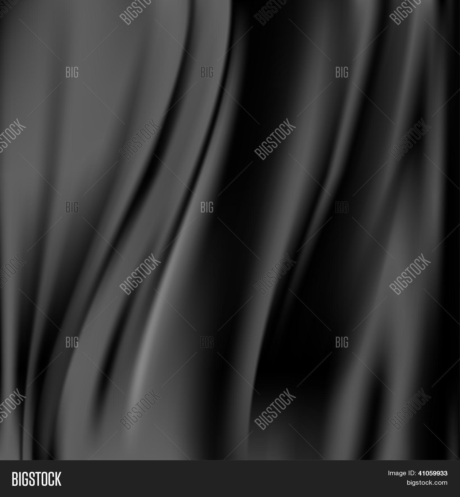 Black Abstract Satin Vector & Photo (Free Trial) | Bigstock