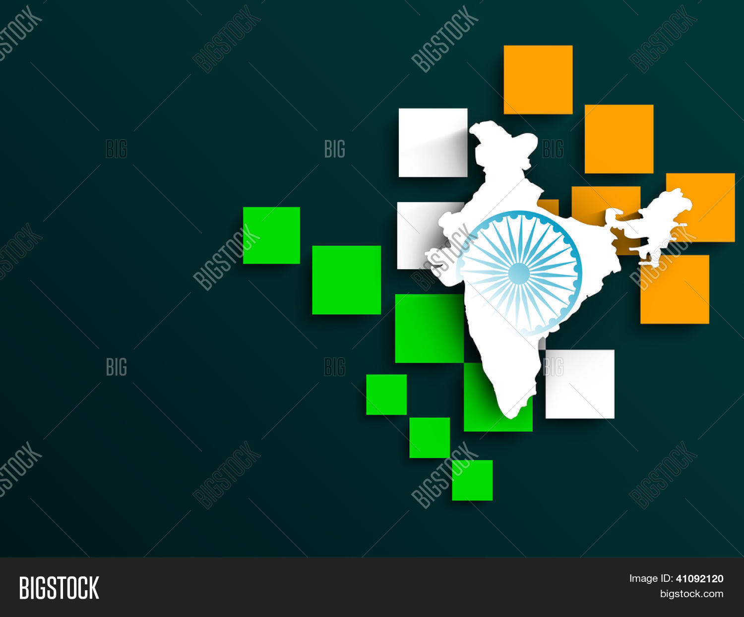 Indian Flag Color Vector & Photo (Free Trial) Bigstock