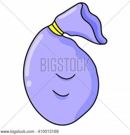 Cloth Pockets To Hold Items. Doodle Icon Image. Cartoon Caharacter Cute Doodle Draw