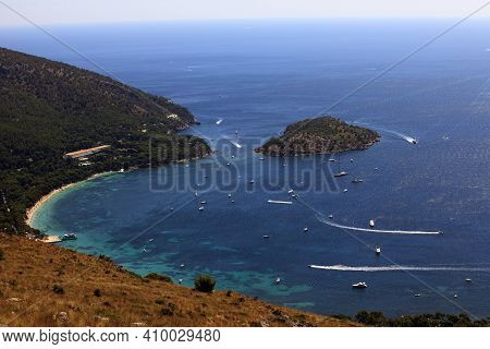 Cabo Formentor, Majorca / Spain - August 25, 2016: View And Landscape From Cabo Formentor And Mirado