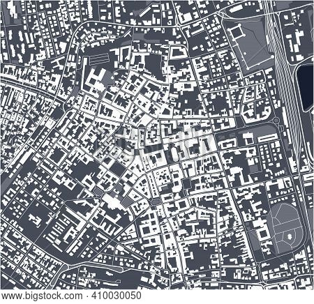Map Of The City Of Ravenna, Italy