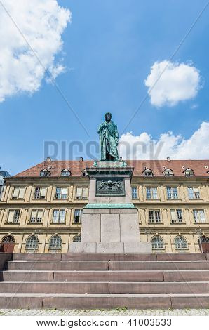 Schiller Memorial i Stuttgart, Tyskland