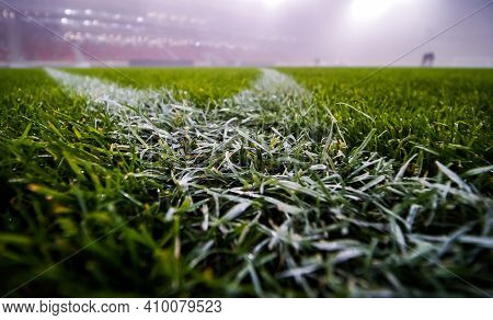 Bucharest, Romania - November 27, 2020: The New Steaua Stadium Is Open For A Press Event On The Day 
