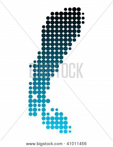 Mapa Neziderské jezero