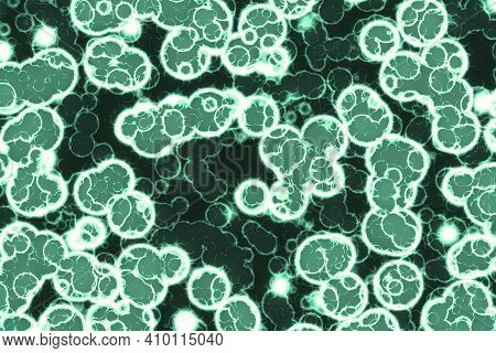Artistic Amazing A Lot Organic Micro Organisms Computer Art Texture Illustration