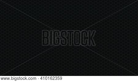 Dark Black Hexagonal Hd Background Concept Design