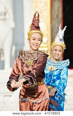 Unbekannten Schauspielerin zeigen Asawa Leela-Tanz