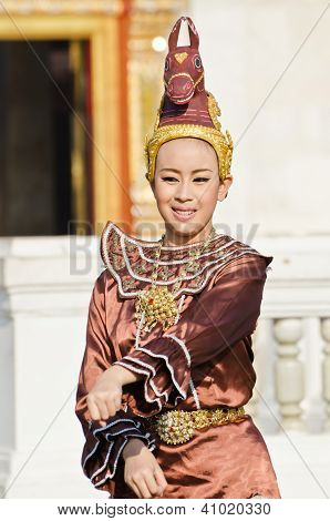 Unbekannten Schauspielerin zeigen Asawa Leela-Tanz