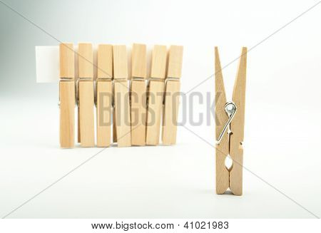 Mollette in legno