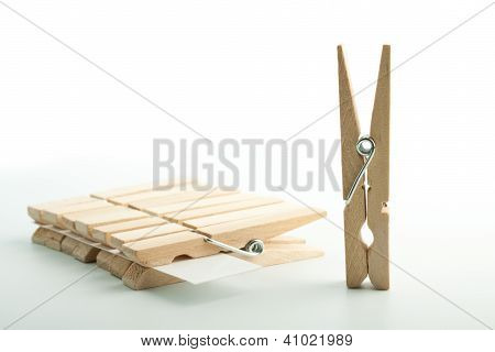 Mollette in legno