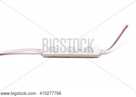 Led Module Strip On White Background