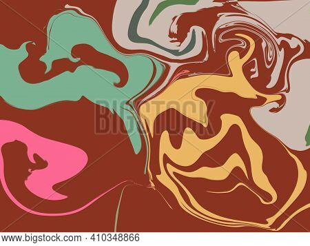 Abstract Colored Texture. Modern Futuristic Pattern. Multicolor Dynamic Background. Decorative Print