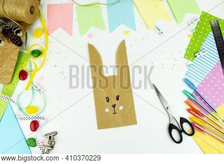 Diy And Kids Creativity. Step By Step Instructions: How To Make An Easter Bunny Packaging From A Cra