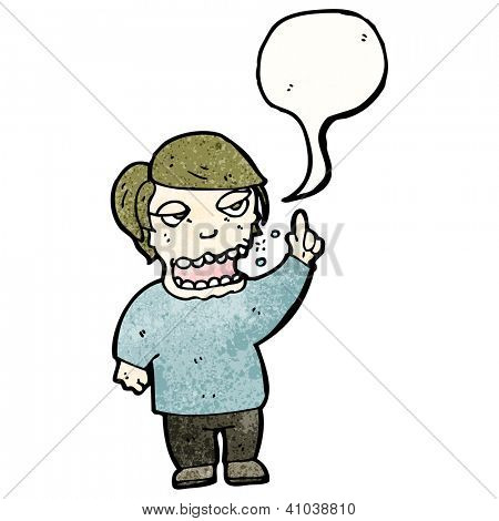 hombre eructo de dibujos animados