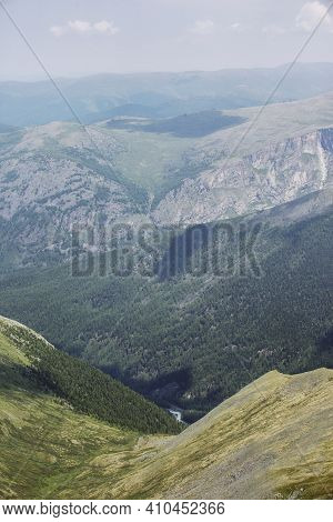 Mountain Altai Summer Landscape, Russia.