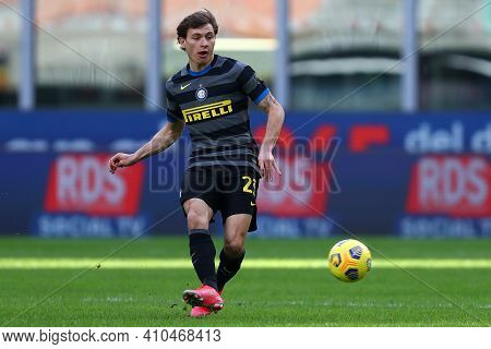 Milano, Italy. 28th February 2021 . Nicolo Barella Of Fc Internazionale   The Serie A Match Between 