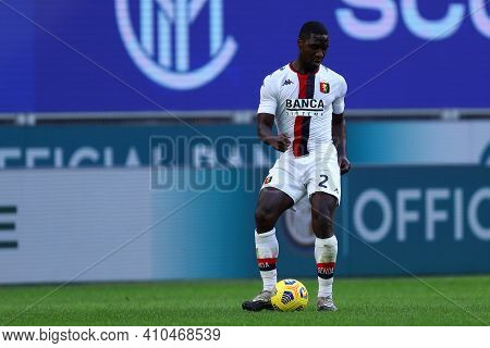 Milano, Italy. 28th February 2021 . Cristian Zapata Of Genoa Cfc  During The Serie A Match Between F