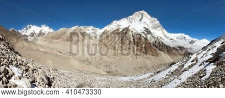 Mount Makalu, Lhotse And Everest, Nepal Himalaya, Barun Valley, Himalayas Mountains