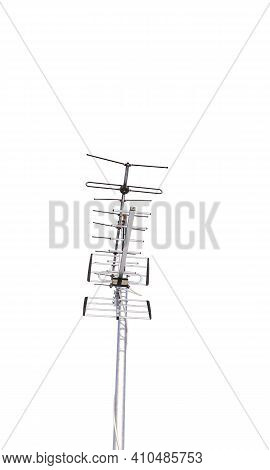 Tv Aerial Isolated On White Background 3d Illustration