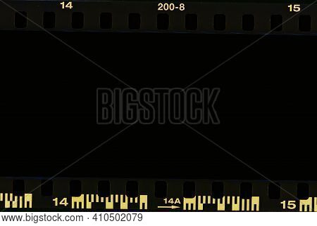 Film Strip, Real High-res 35Mm Film Strip Scan With Signs Of Usage On Bezel.