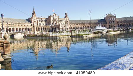 Plaza Espagna, Andaloucia, Sevilla